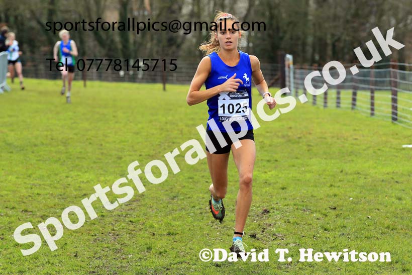 Senior Womens 2022 CAU Inter Counties Cross Country, Prestwold Hall, Loughborough.  Photo: David T. Hewitson/Sports for All Pics